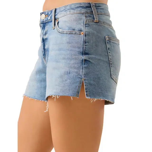 ALTAR'D STATE Jada Raw Hem Denim Shorts