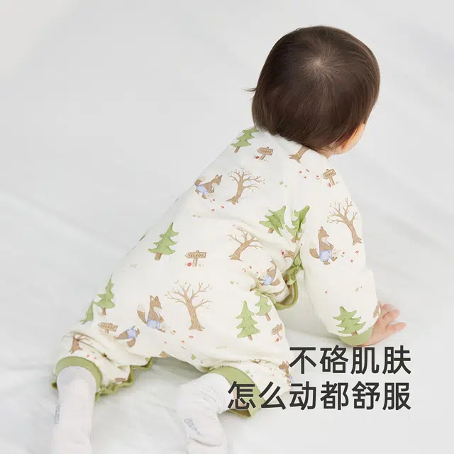 英氏 轻盈舒适百搭连体衣 婴幼童