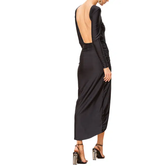 SUPERDOWN Sarah Ruched Maxi Dress