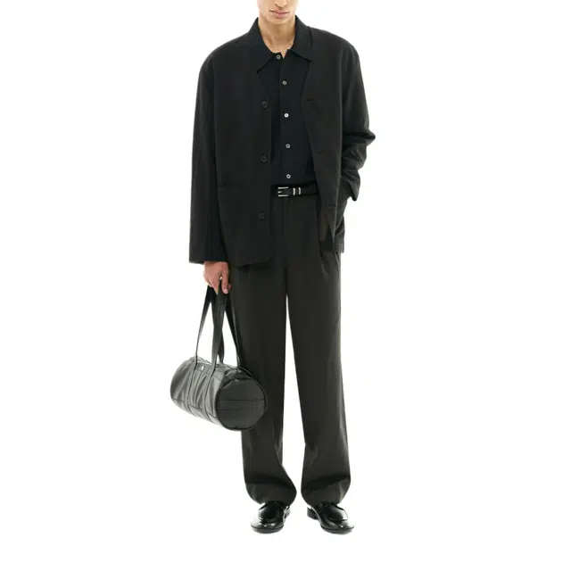 BESLOW WO TUCK TAPERED PANTS