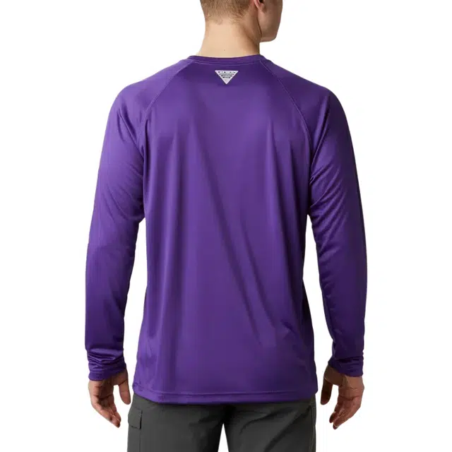 Columbia Collegiate PFGPFG Terminal Tackle Long Sleeve Shirt - LSU