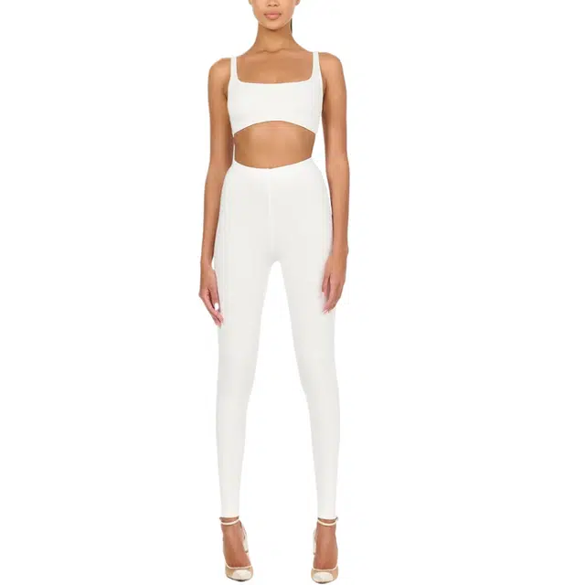 NAKED WARDROBE High Waist Legging Sculpted Streetwear NW