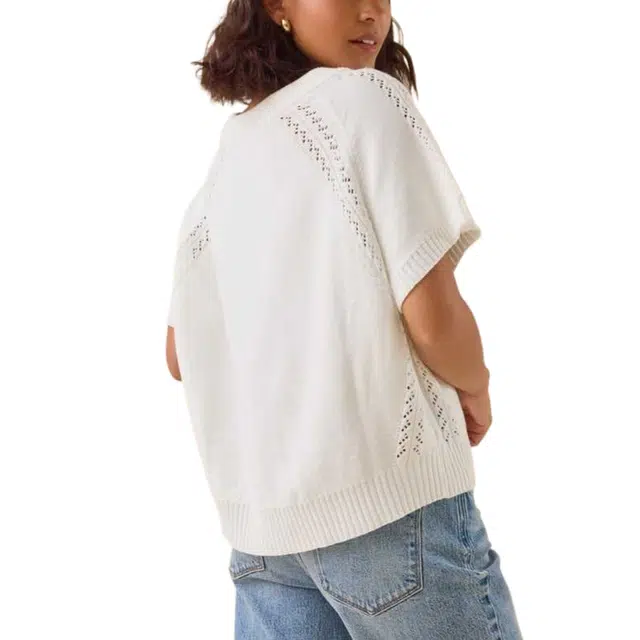 ALTAR'D STATE Maci Crochet Boxy Pullover