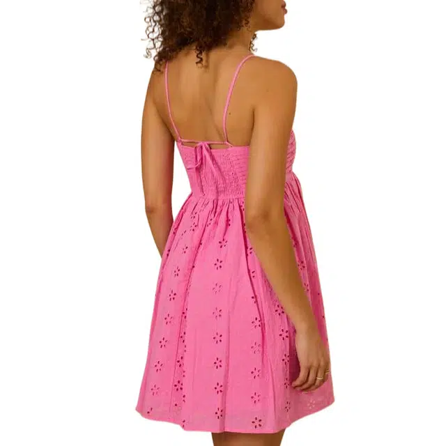 ALTAR'D STATE Janna Eyelet Mini Dress