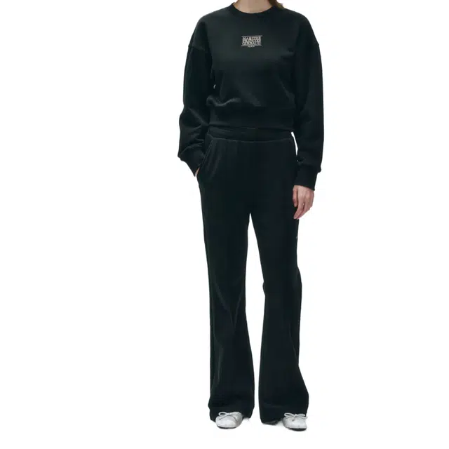 MARITHE FRANCOIS GIRBAUD W BOOTS CUT SWEAT PANTS