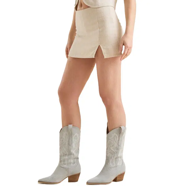 ALTAR'D STATE Abby Linen Skort