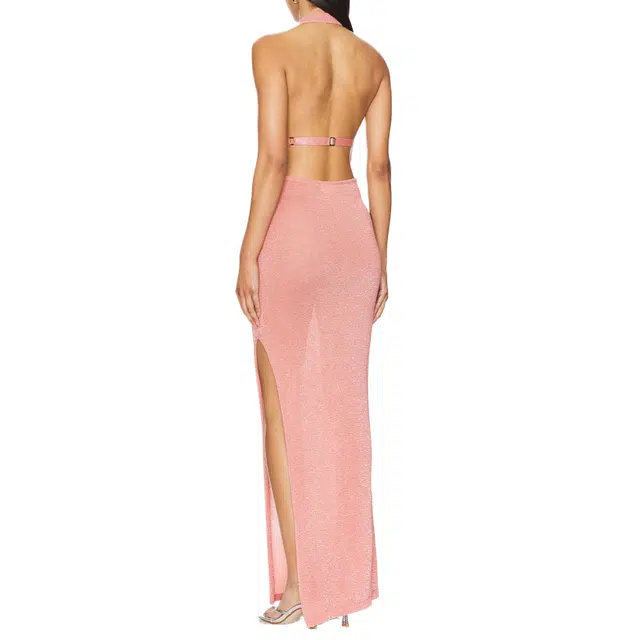 SUPERDOWN Eva Drape Front Gown