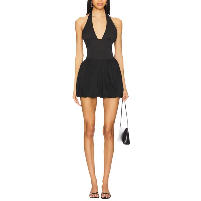 SUPERDOWN Olive Halter Top