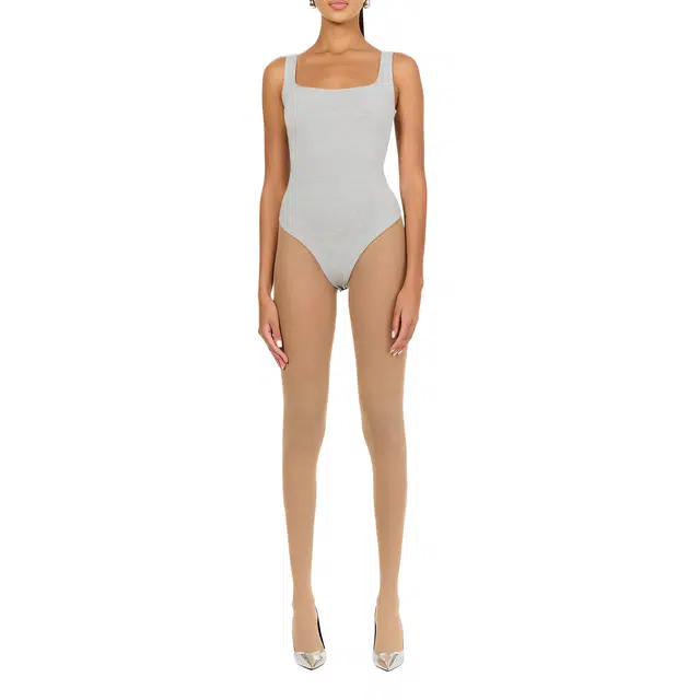 NAKED WARDROBE Sculpt Tank Scoop Bodysuit NW