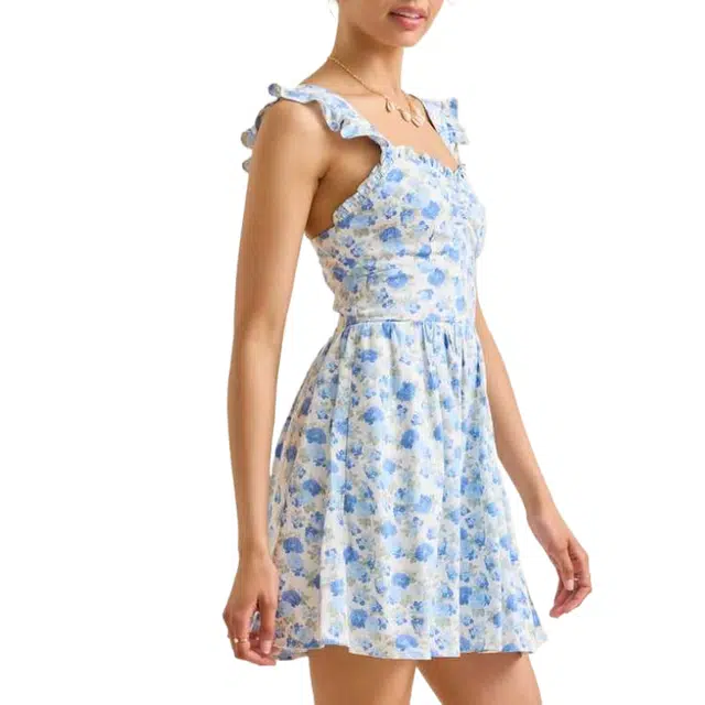 ALTAR'D STATE Cary Floral Mini Dress