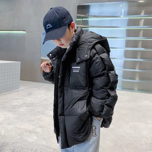 雅鹿棉衣 纯色百搭轻盈时尚保暖 青少年