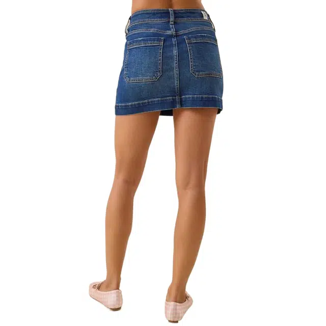ALTAR'D STATE Mini Skirt Brynn Denim