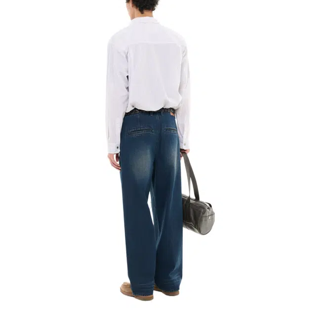 BESLOW WASHED CHINO DENIM PANTS VINTAGE