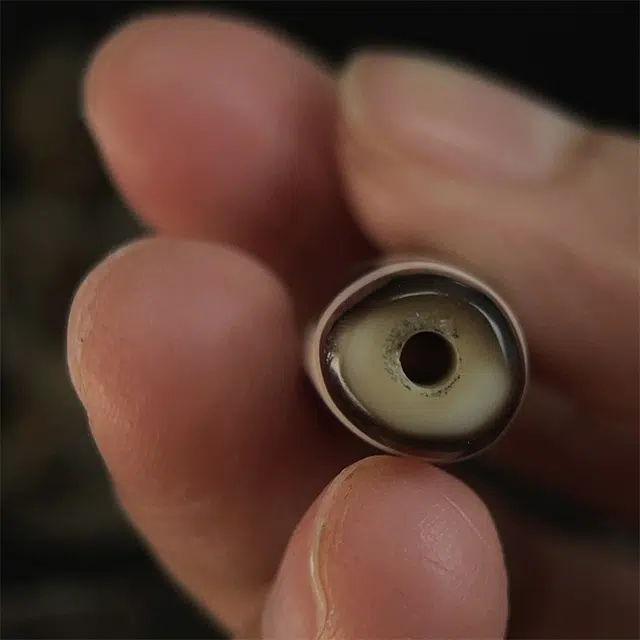 灵运宝 【师傅已加能量】#转运招财西藏藏区星辰一眼天珠皮壳老矿风化油润包浆老料器磨损到位一物一图#好运 玛瑙 吊坠 男女同款情侣款
