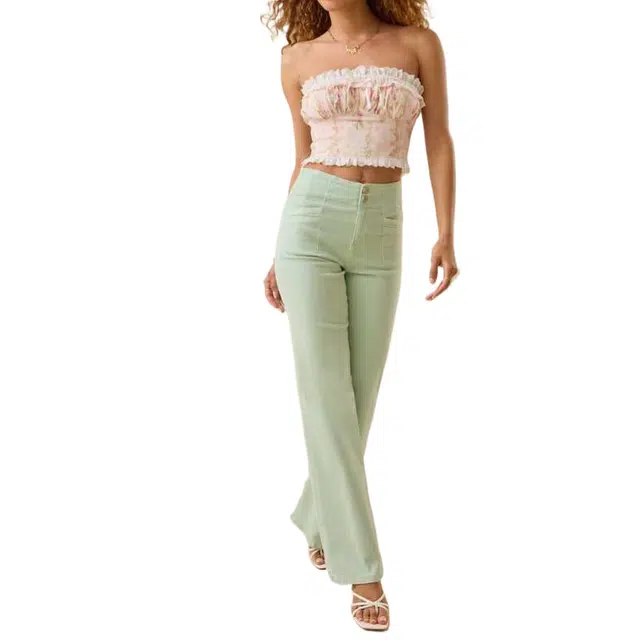 ALTAR'D STATE Blair Floral Lace Tube Top