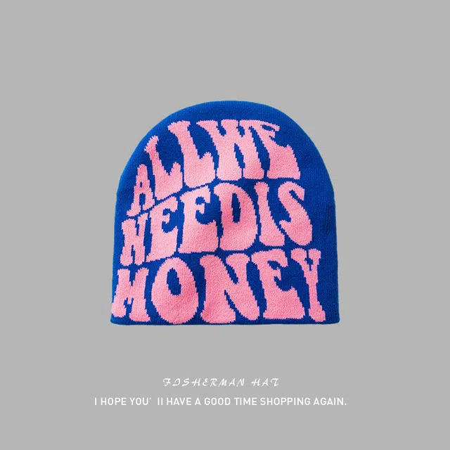 恩僾德 韩版嘻哈小众个性街头潮牌针织帽子女护耳套头高颜值冷帽秋冬季显脸小保暖 涤纶 绒线帽 男女同款情侣款