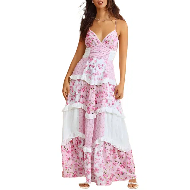 ALTAR'D STATE Floral Maxi Dress