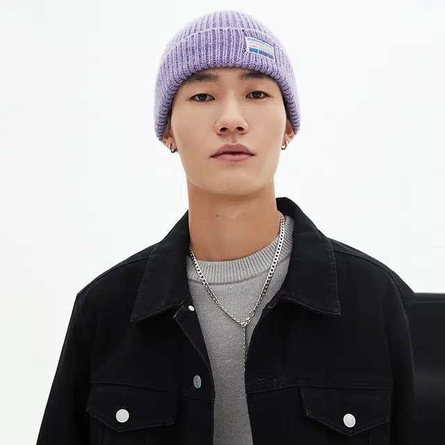美特斯邦威 美式休闲简约翻领单排扣牛仔外套 男款