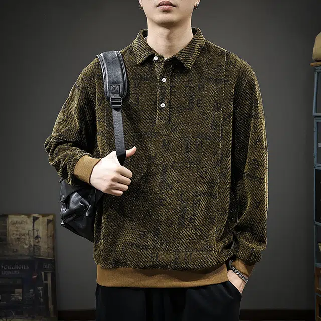 前进牛 肌理感美式经典复古潮牌森系风潮流痞帅休闲户外百搭印花长袖卫衣 男款