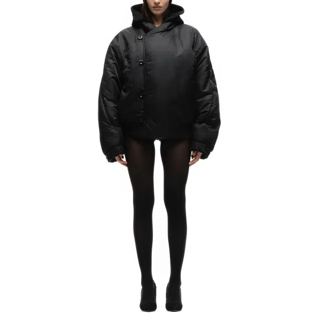 NOFAITH STUDIOS FENCING WAFFLE BOMBER JACKET