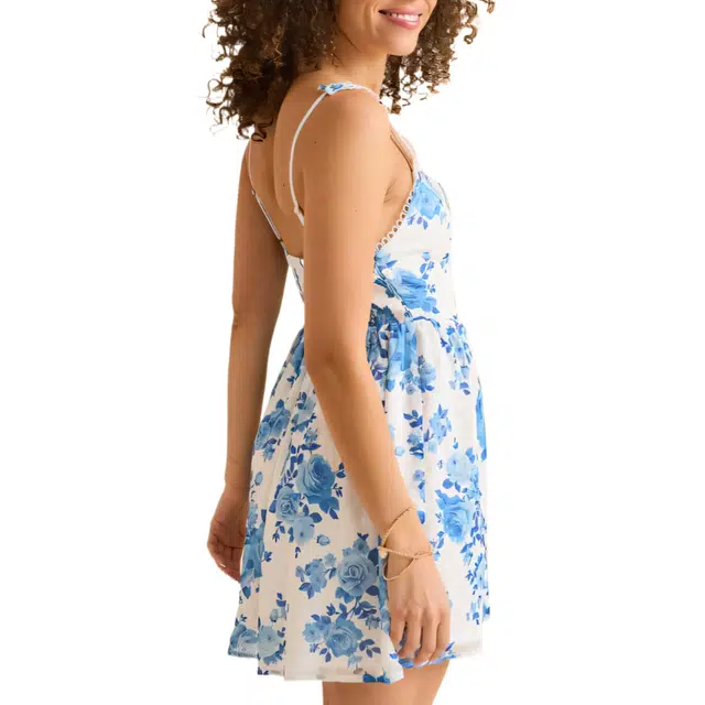 ALTAR'D STATE Polly Floral Mini Dress