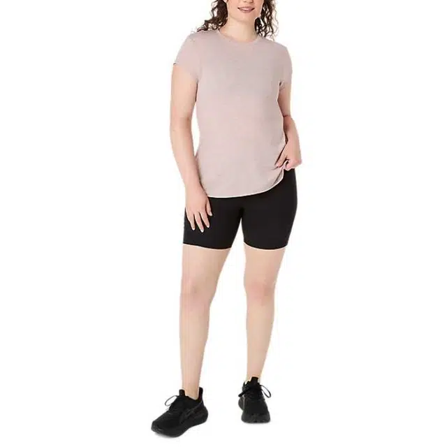 Asics WOMEN'S HEATHER CREWNECK T