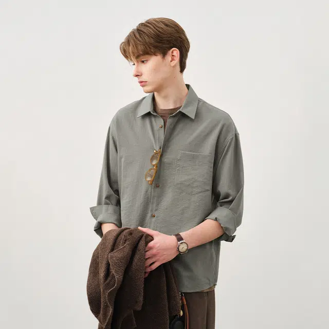 714STREET Classic Long Sleeve Shirt