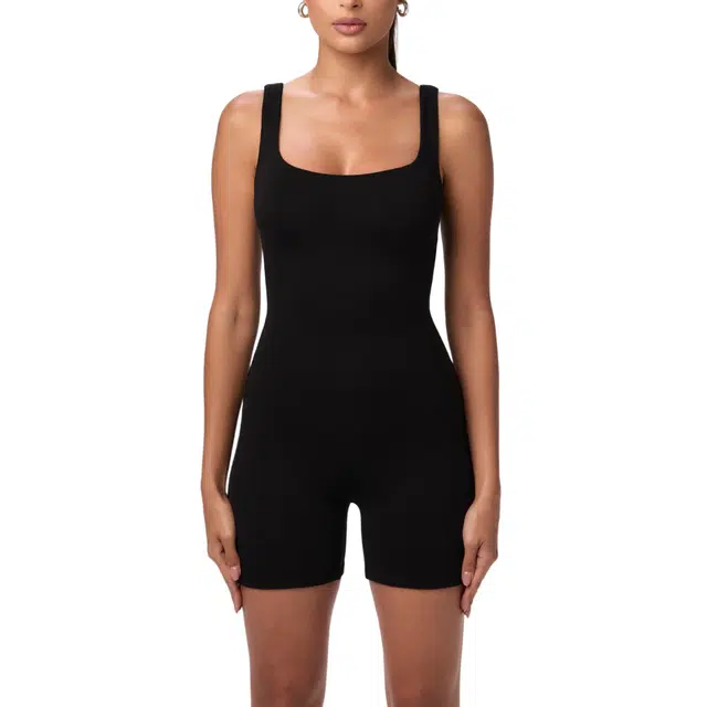 NAKED WARDROBE Scooped Tank Romper NWLegacy