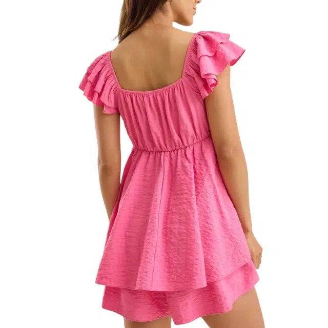 ALTAR'D STATE Rachel Flutter Sleeve Romper
