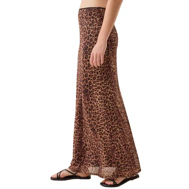ALTAR'D STATE Maxi Skirt Francie Cheetah