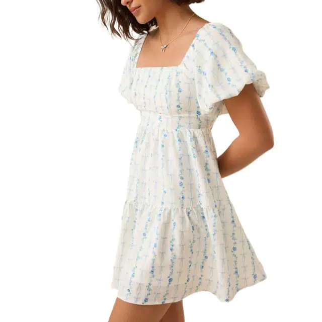 ALTAR'D STATE Brielle Bow Mini Dress