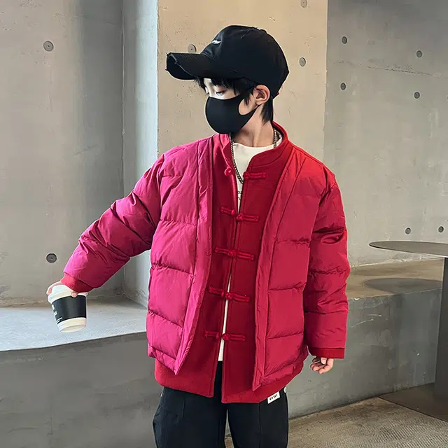 雅鹿羽绒服 冬季羽绒服系列 时尚洋气纯色防水防风保暖长袖 青少年