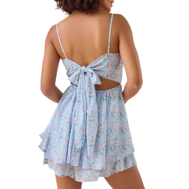 ALTAR'D STATE Double Layered Romper Lainey