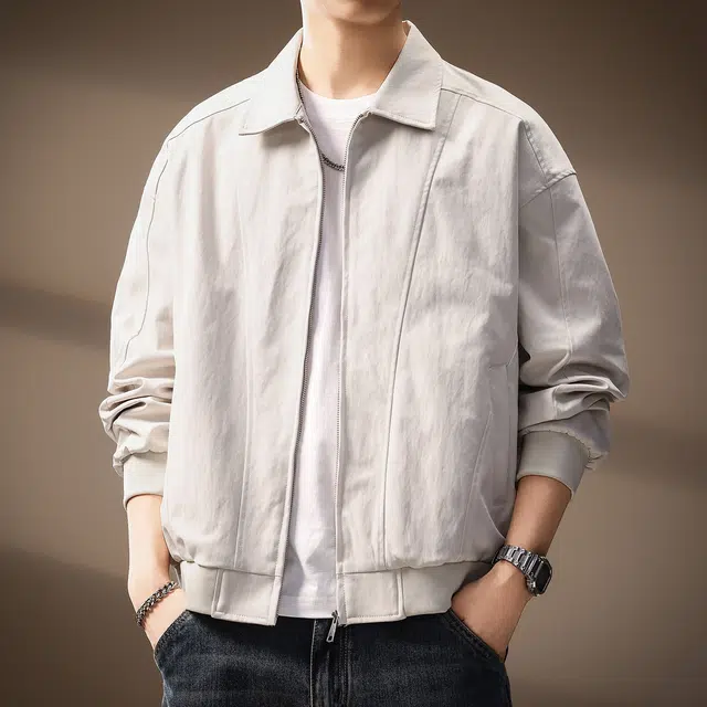 贵色 复古工装休闲百搭潮牌痞帅翻领夹克 男女同款