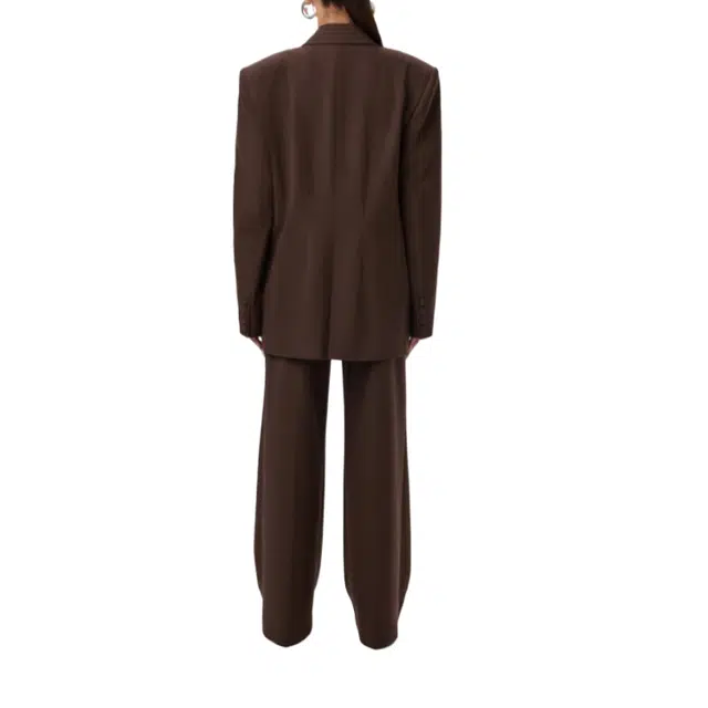 NAKED WARDROBE Pleated Suited Wide Leg Pants Suiting