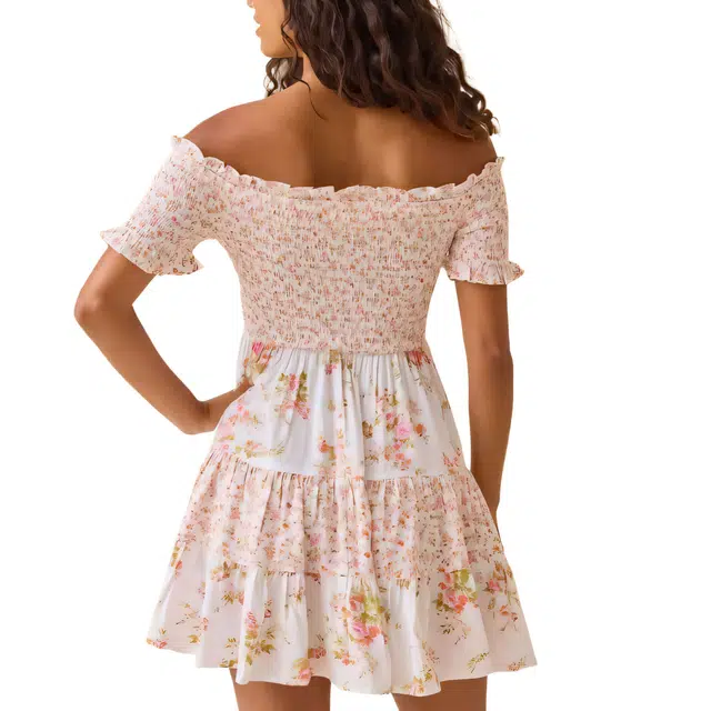 ALTAR'D STATE Clayton Floral Mini Dress