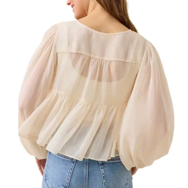 ALTAR'D STATE Chiffon Babydoll Top Darsea