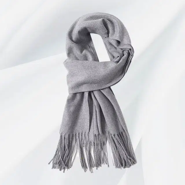 恩僾德 小众高颜值氛围感流苏 涤纶 绒线围巾 男女同款情侣款