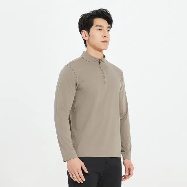 利郎 功能商旅纯色半高领商务通勤秋季卫衣 男款