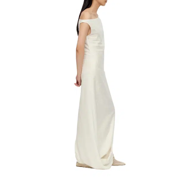 RUOHAN SS25 PAPER WHITE TWIST DRESS