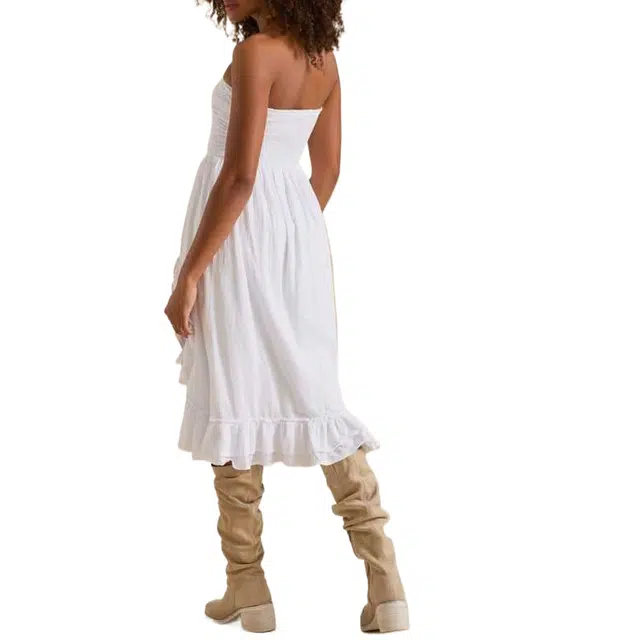 ALTAR'D STATE Strapless Midi Dress Sierra