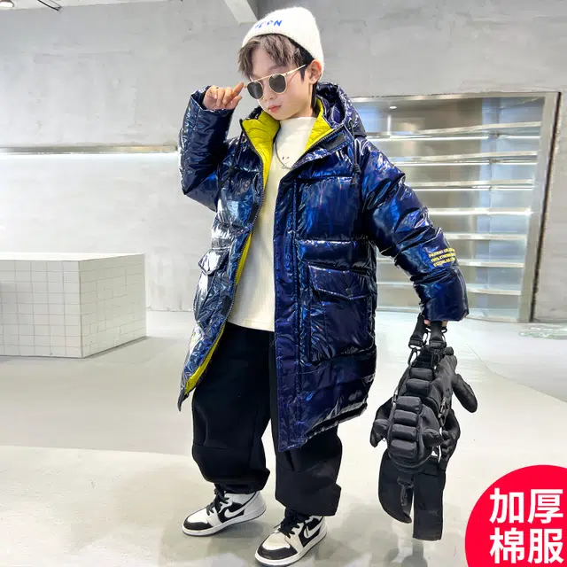 雅鹿棉衣 简约连帽舒适字母长袖 青少年