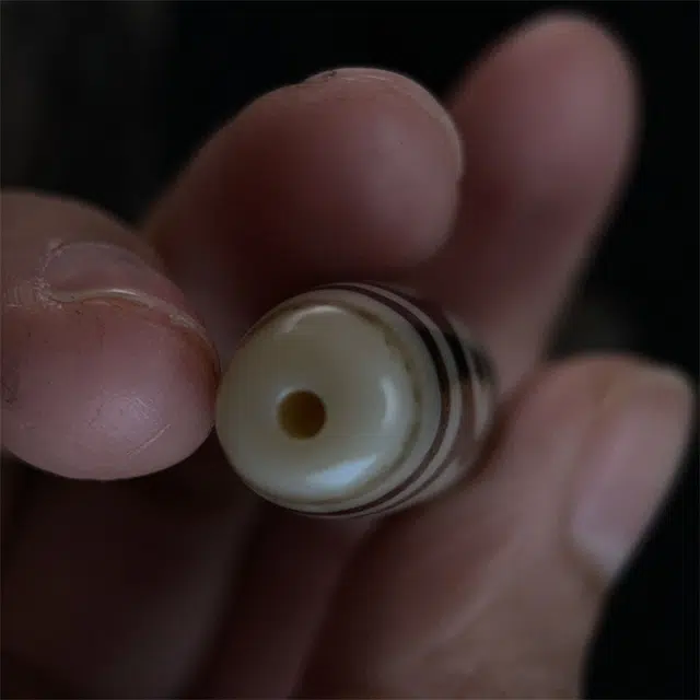灵运宝 转运招财西藏藏区十字金刚六眼天珠老矿风化油润包浆老料器磨损到位一物一图#好运 玛瑙 玉石吊坠 男女同款情侣款
