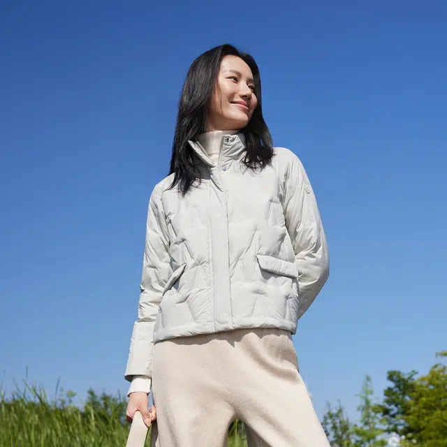 波司登 轻暖系列 立领纯色保暖长袖羽绒服 女款