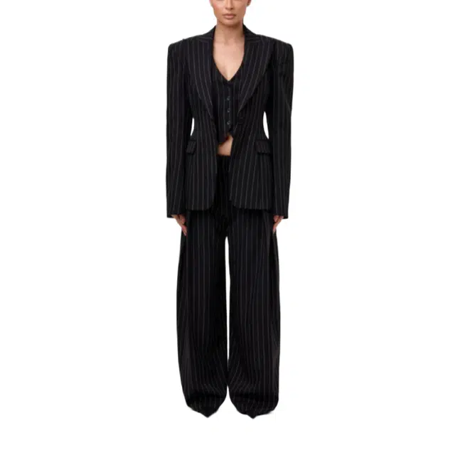 NAKED WARDROBE Pinstripe Suited Blazer Suiting