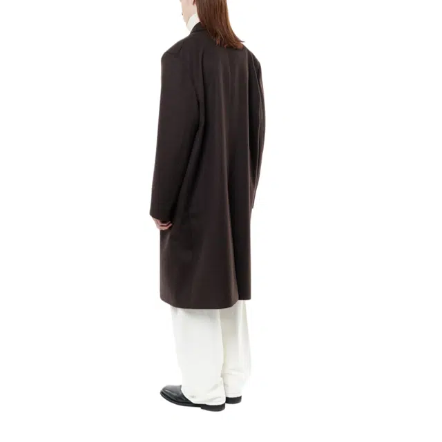 BESLOW 23FW OVERSIZED CASHMERE DOUBLE BREASTED COAT