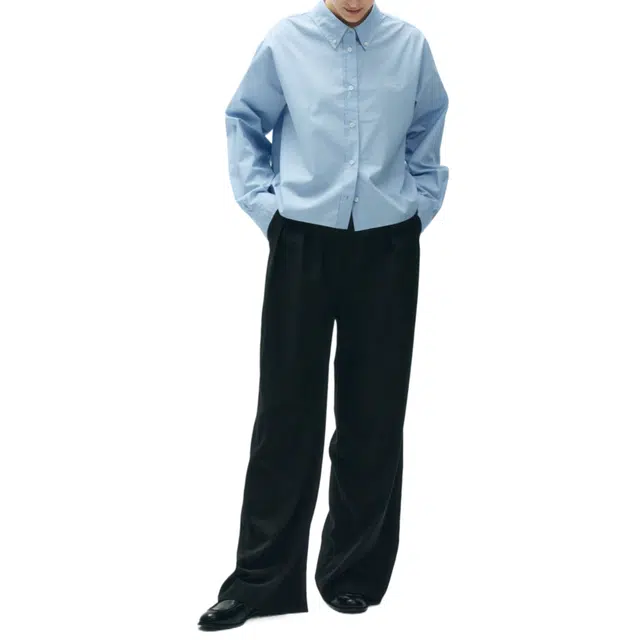 MARITHE FRANCOIS GIRBAUD SS25 W TWO TUCK WIDE SLACKS