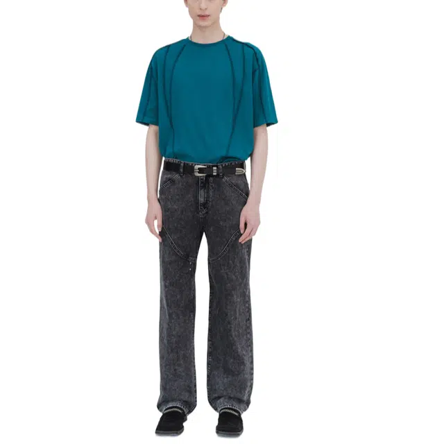 BESLOW STUDED WESTERN JEAN