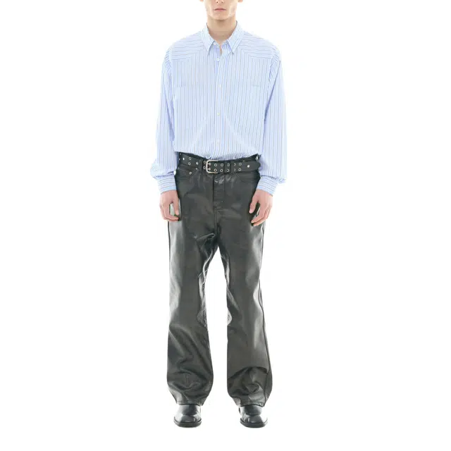 BESLOW WESTERN STRIPE BUTTON DOWN SHIRTS