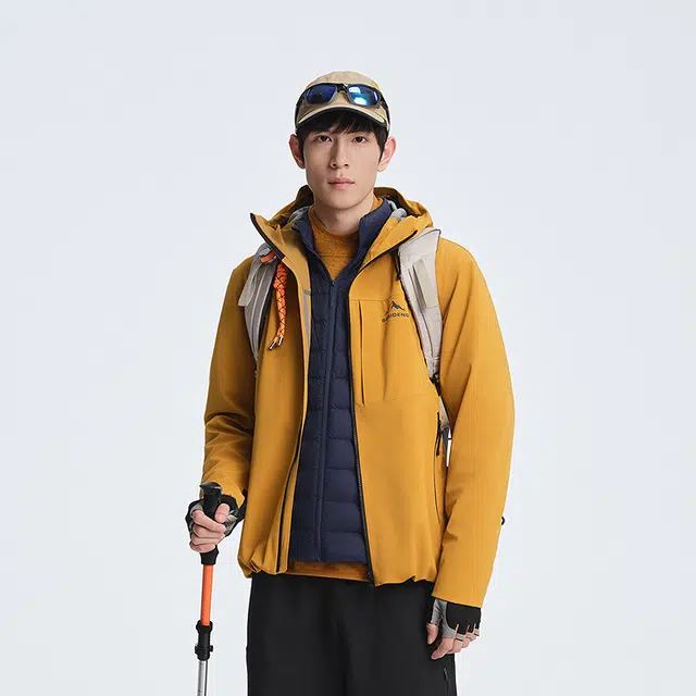 波司登  保暖防寒防泼水透气轻薄 冲锋衣 男款